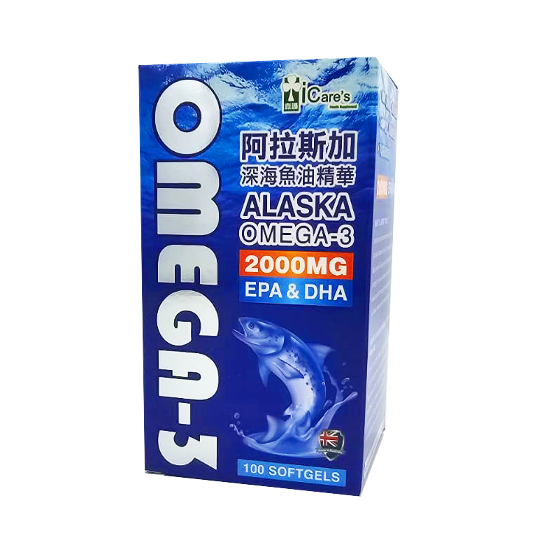 阿拉斯加深海魚油精華 2000mg 100粒 C021